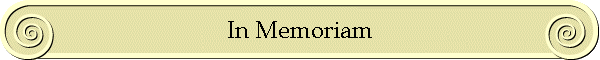 In Memoriam